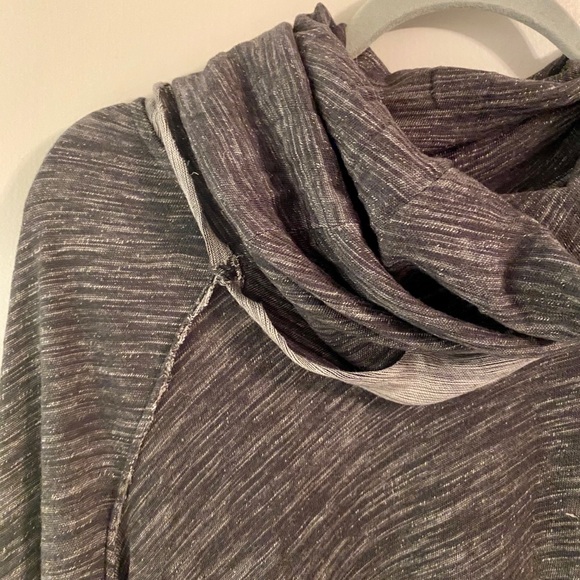 Free People beach cocoon heather gray pullover L - Picture 2 of 8